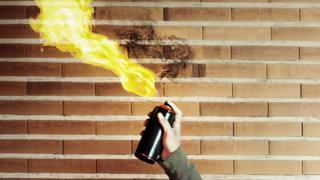 Aerosol fire