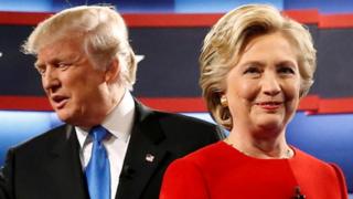 Clinton na Trump