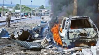 Watu 13 wauawa kwenye mlipuko Mogadishu