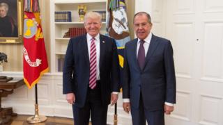 дональд трамп и сергей лавров