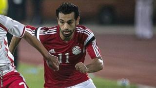 Roma winger Mohamed Salah