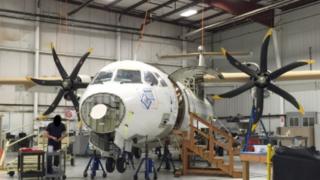 A Drug Enforcement Agency (DEA) ATR 42-500 airplane - March 2016