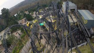 The Smiler Ride at Alton Towers