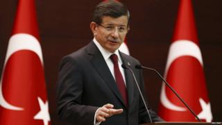 Turkey's Prime Minister Ahmet Davutoglu (28 August 2015)