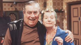 Stan (Bernard Youens) & Hilda Ogden (Jean Alexander)