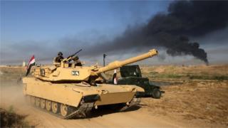Iraqi government forces outside Falluja, 23 May 2016