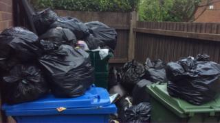 Rubbish at Cedarhurst