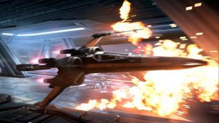 Scene from Star Wars Battlefront II