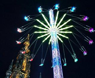 Starflyer at Edinburgh Christmas market