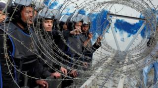 عناصر تابعة لقوات الأمن المركزي في مصر