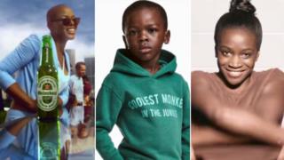 左から順に、ハイネケン、H&M、ダヴの広告