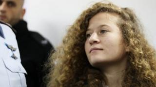 Ahed Tamimi en los tribunales (15/01/18)