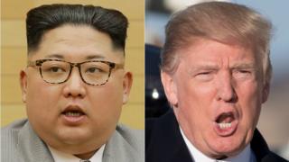 Kim Jong-un y Donald Trump