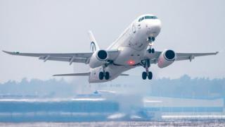 SSJ100 с новыми винглетами