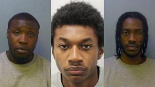 Images of three murderers