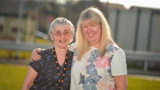 Mair Dowell (l) and Paula Magill