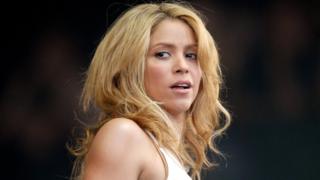 Shakira en un concierto en 2010.