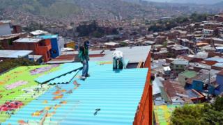 Unplanned urban sprawl, Colombia (Image: UN Habitat)