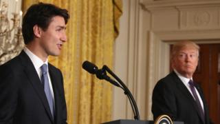 Trudeau y Trump