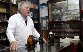 Nenad at his perfume shop