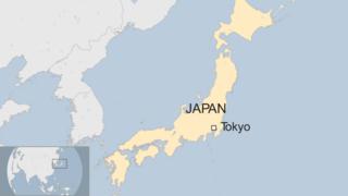 Map of Tokyo, Japan