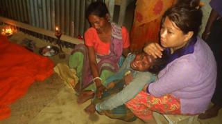 স্বজন হারানো এক নারীর আহাজারি