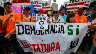 Protesta en Venezuela