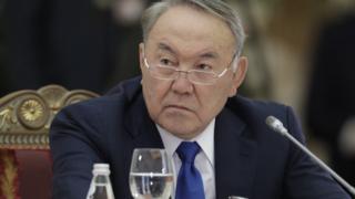 Kazakistan Cumhurbaşkanı Nursultan Nazarbayev