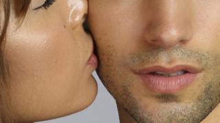 A kissing couple