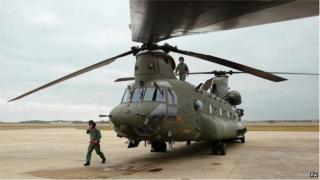 Chinook at RAF Odiham