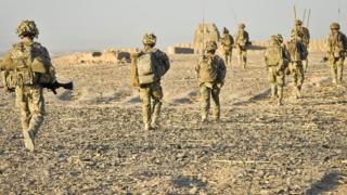 British soldiers in Helmand Province, Afghanistan