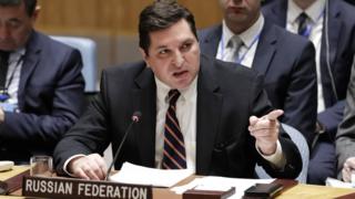 Зам постпреда России при ООН Владимир Сафронков