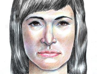 Updated forensic drawing of the Isdal Woman
