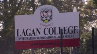 A sign outside Lagan College