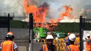 Wimbledon fire