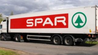 SPAR delivery lorry