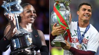 gender sport pay gap williams ronaldo serena bbc afp getty sports female athletes production closing really male copyright athlete