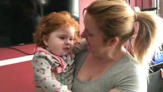 Eve with mum Becca