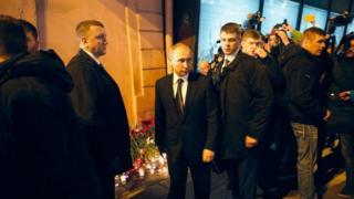 Путін приїзлив до місця, де стався теракт