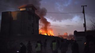 Car bomb attack at the Le Jardin restaurant in Kabul