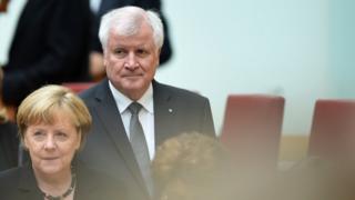 Хорст Зеехофер и Ангела Меркель
