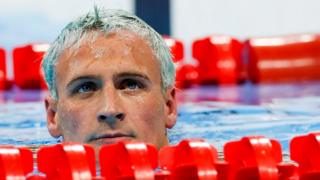 Ryan Lochte Rio Olimpiyatları'nda yarışırken