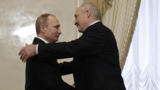 Путин и Лукашенко