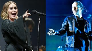 Adele and Radiohead
