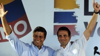 Leopoldo López y Henrique Capriles