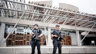 armed officers Holyrood