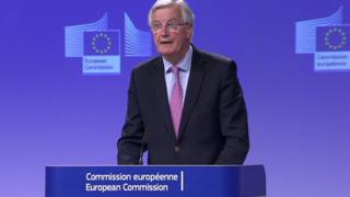 Michel Barnier said the UK must put a great deal of effort into issues such as Ireland in forthcoming talks