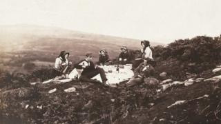 Picnic on Goppa, taken by John Dillwyn Llewellyn on 23 September 1855