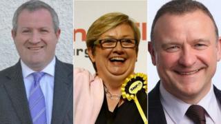 Iain Blackford, Joanna Cherry and Drew Hendry