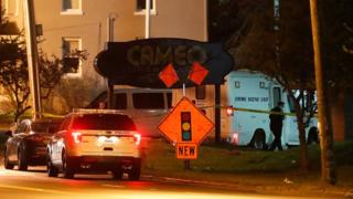 Ação da polícia após tiroteio em Cincinnati.